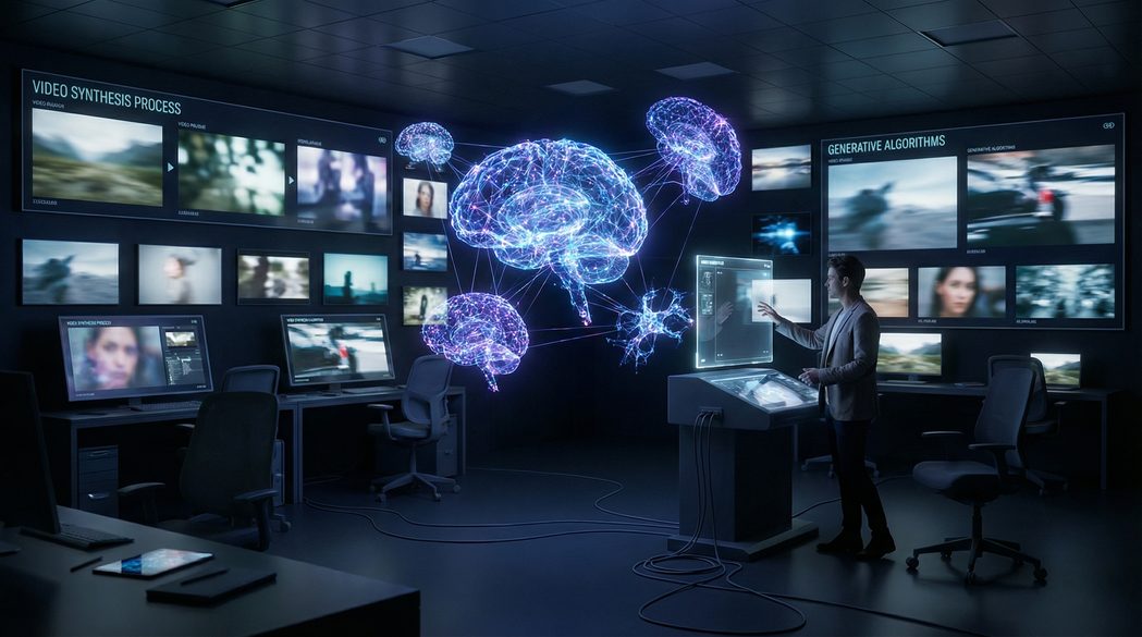 每日大赛AI实验室智能视频生成技术展示